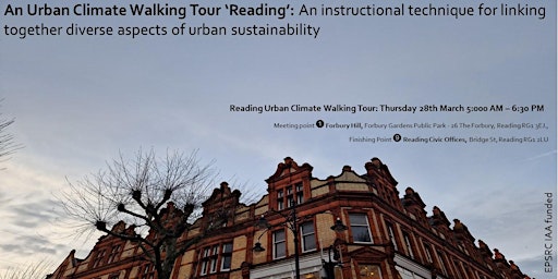 Imagen principal de An Urban Climate Walking Tour ‘Reading’