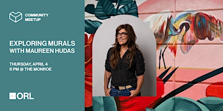 Imagem principal do evento Community Meetup:  Exploring Murals with Maureen Hudas