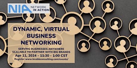 Dynamically Interactive, Online-Virtual Business Networking - Apr 11
