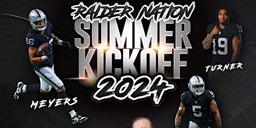 Hauptbild für Raider Nation Summer Kickoff 2024