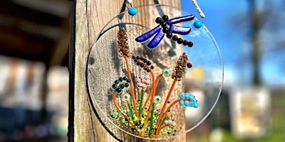 6" Dragonfly  Suncatcher Fused Glass Class primary image