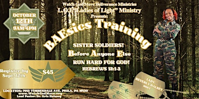 BAEsics Training: Run Hard For God primary image