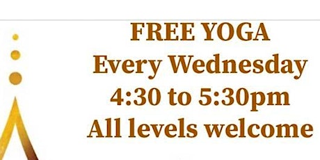 Free Yoga Classes - Wednesdays primary image