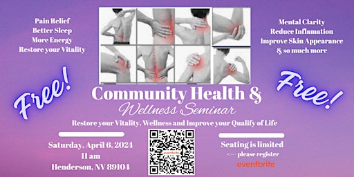 Imagem principal de Community Health & Wellness  Seminar