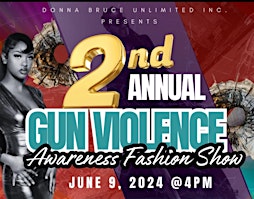 Imagem principal do evento DBU's 2nd Annual Gun Violence Awareness Fundraising Fashion Show