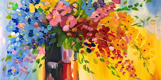 Primaire afbeelding van Floral Delight - Paint and Sip by Classpop!™