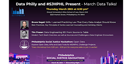 Philly Open Data, Data Analysis and Engineering Best Practices, and Pizza!