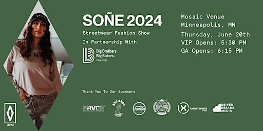 Hauptbild für SOÑE 2024 Streetwear Fashion Show presented by VENCI