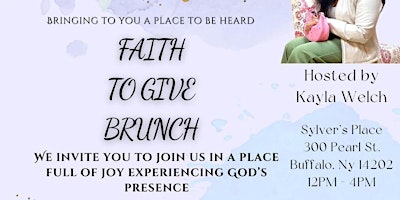 Image principale de Faith To Give Brunch