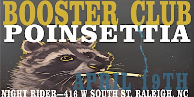 Imagen principal de The Night Rider Presents: Booster Club and Poinsettia