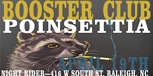 Image principale de The Night Rider Presents: Booster Club and Poinsettia