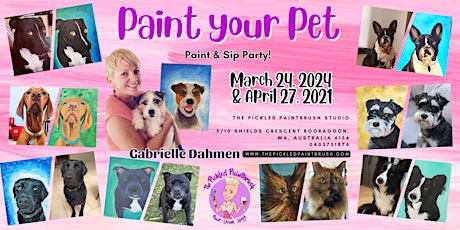 Painting Class - Paint your Pet - April  27,  2024