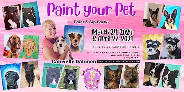 Painting Class - Paint your Pet - April  27,  2024