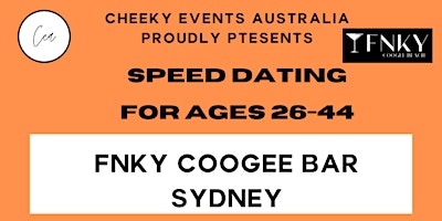Primaire afbeelding van Sydney speed dating for ages 26-44 by Cheeky Events Australia