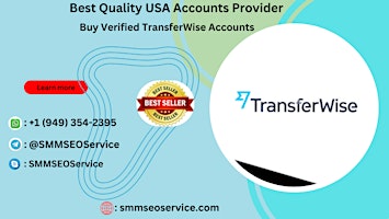 Primaire afbeelding van Buy Verified TransferWise Accounts - 100% USA, UK Document Verified Account