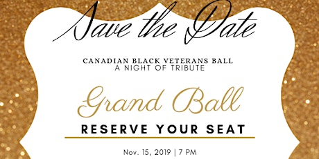 Canadian Black Veterans Gala | TORONTO primary image