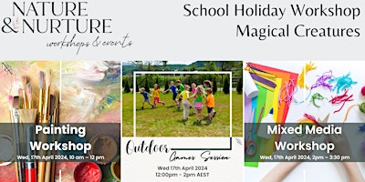 Primaire afbeelding van School Holiday Program -  Magical Creatures - Painting / Mixed Media