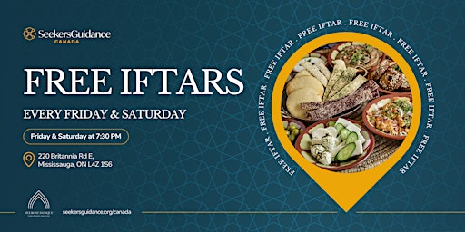 Saturday Free Iftar primary image