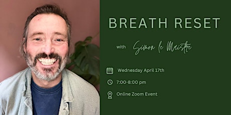 Breath Reset, online breathwork with Simon le Maistre