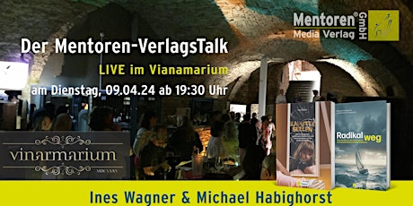 Der Mentoren-Verlagstalk Live -  Di. 09.04.24