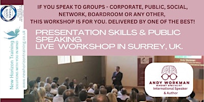 Presentation Skills Live Training: Confidence Speaking in Front of Others! primary image