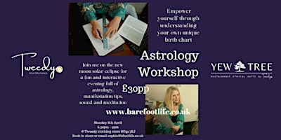 Primaire afbeelding van Barefoot Life - Astrology Manifestation Workshop