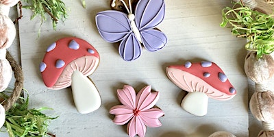 Immagine principale di April Showers, Mushroom and Flowers Cookie Class 