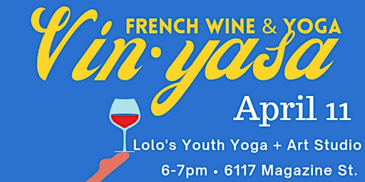 Primaire afbeelding van French Wine & Yoga Vin~Yasa