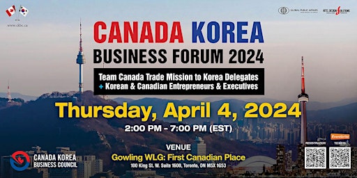 Hauptbild für Canada Korea Business Forum 2024