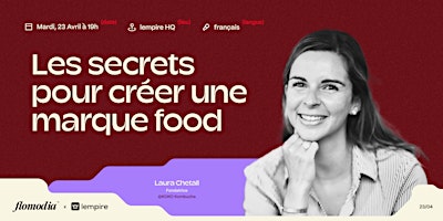 Imagen principal de Les secrets  pour créer une marque food