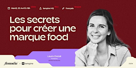 Les secrets  pour créer une marque food