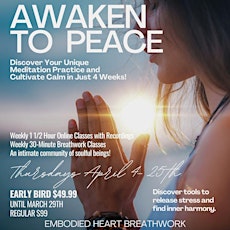 Awaken to Peace: Cultivate Calm in 4-Weeks