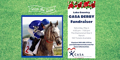 Hauptbild für Lake Country Casa Derby Fundraiser 2024