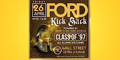 Imagen principal de Henry Ford Alumni Kick Back