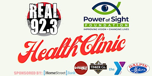 Primaire afbeelding van REAL 92.3 Health Clinic with Power of Sight Foundation FREE Vision, Dental