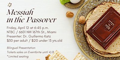 Imagen principal de NTBC Passover Seder 2024