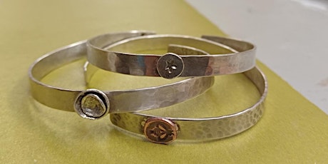 Create your own Embellished Silver Bangle