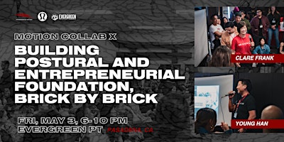 Imagem principal do evento MCX: Building Postural and Entrepreneurial Foundation, Brick by Brick