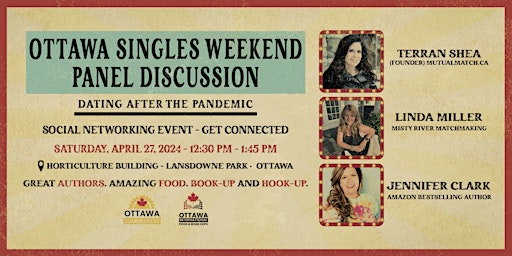 Hauptbild für Single & Looking Panel Discussion: Dating Today | Ottawa International Expo