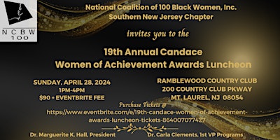 Imagem principal do evento 19th Candace Women of Achievement Awards Luncheon