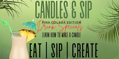 CANDLES & SIP PINA COLADA EDITION primary image