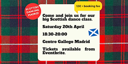 Image principale de Scottish Dancing Madrid - Saturday 20th April