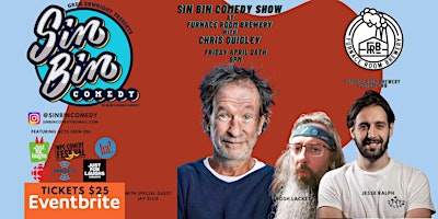 Image principale de Sin Bin Comedy Show at Furnace Room Brewery with Chris Quigley
