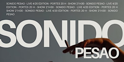 Imagem principal do evento Sonido Pesao 4/20