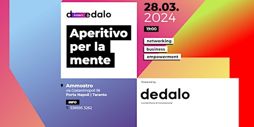 Dedalo | Aperitivo per la mente primary image