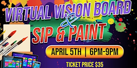 Virtual Vision Board/Sip & Paint