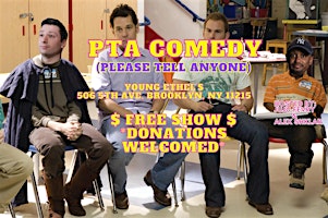 Primaire afbeelding van PTA Comedy in Park Slope, Brooklyn: FREE Comedy Show with Top NYC Comics