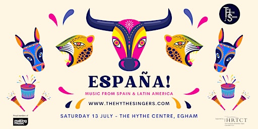 Primaire afbeelding van España! - The Hythe Singers Summer Concert