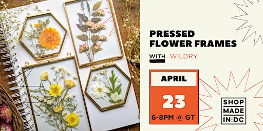 Imagem principal do evento Pressed Flower Frame Workshop with Wildry