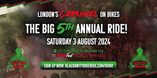 Imagem principal do evento Black Unity Bike Ride 2024